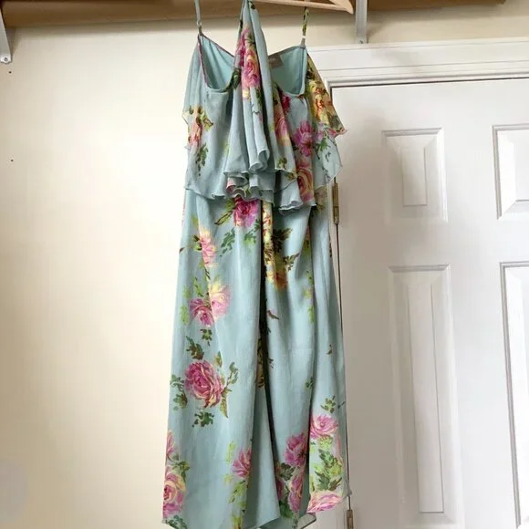 ASOS Floral Ruffle Dress - Picture 2 of 6